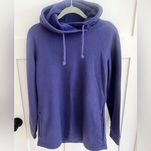 Duluth Trading Co. fleecy hooded tunic;size M